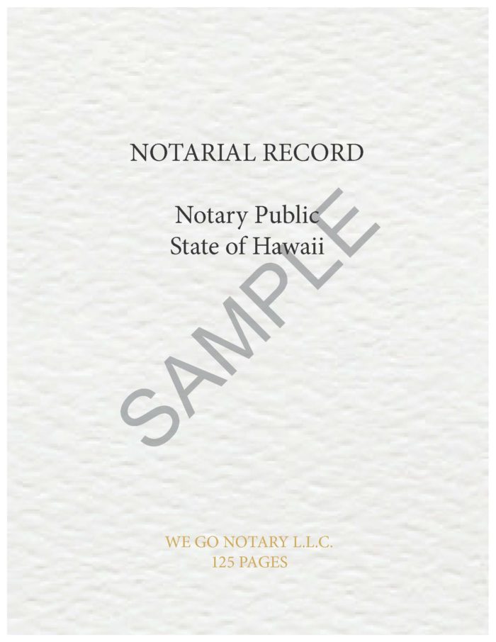 Notary Journal