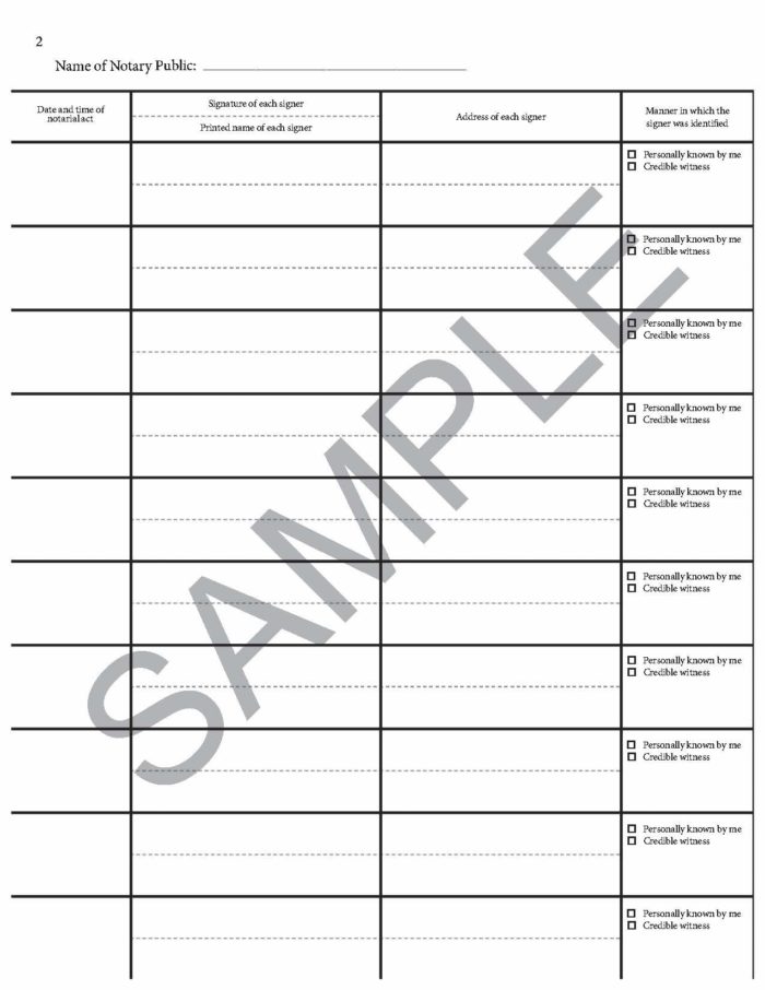Notary Journal - Image 3