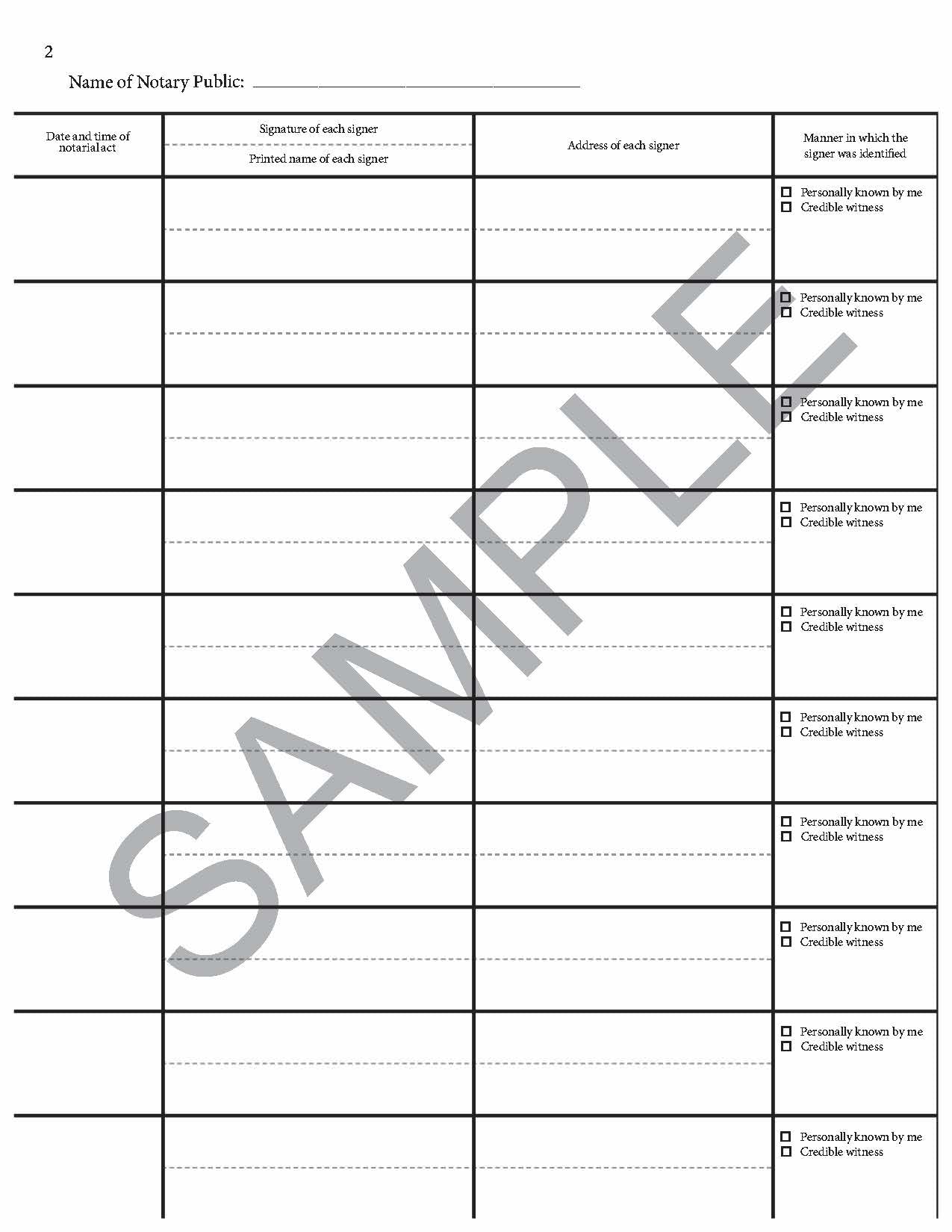 Notary Journal We Go Notary