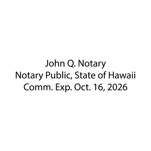 Notary All-In-One Stamp