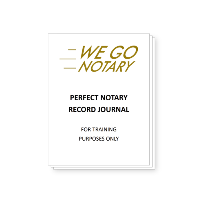 Perfect Notary Workbook